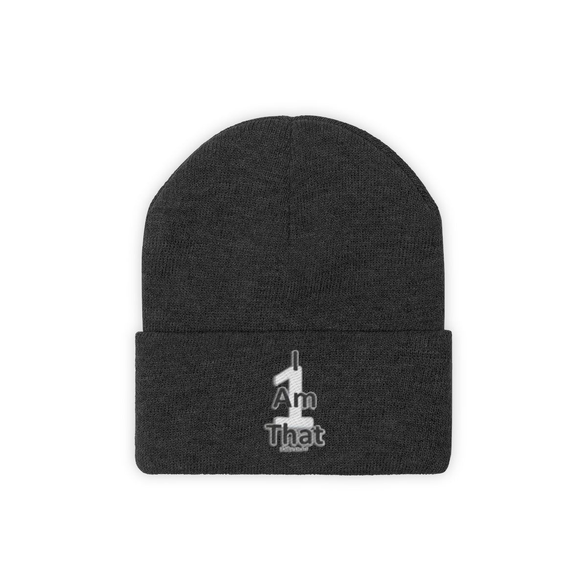 I Am That 1 Knit Beanie - Obsidian's LLC