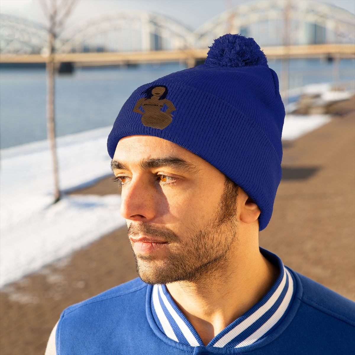 Proverbs 31 Loc Lady Pom Pom Beanie - Obsidian's LLC