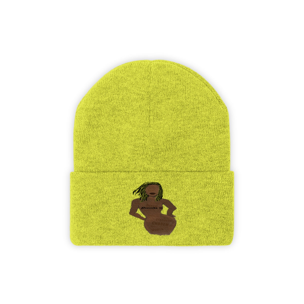 Proverbs 31 Loc Lady Knit Beanie - Obsidian's LLC