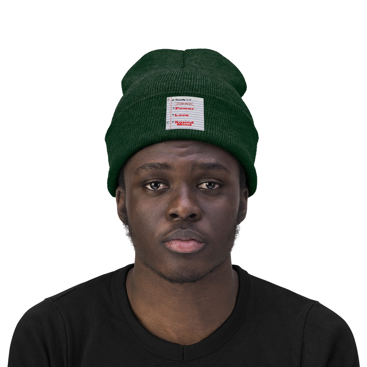 NO FEAR Knit Beanie - Obsidian's LLC