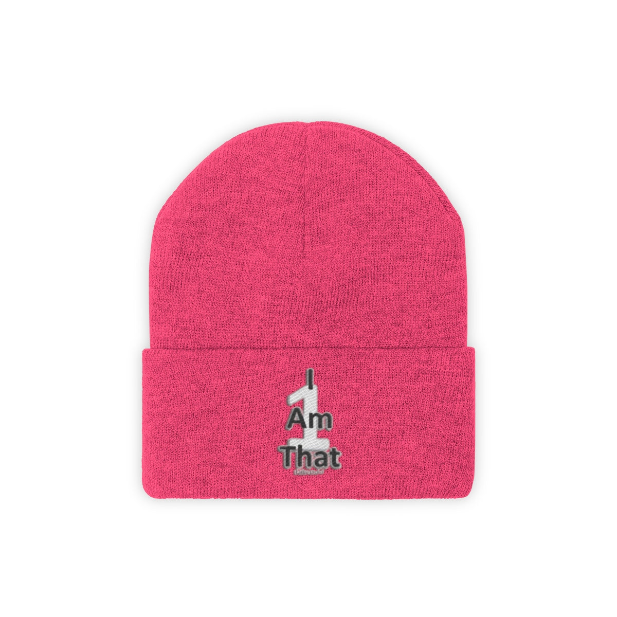 I Am That 1 Knit Beanie - Obsidian's LLC