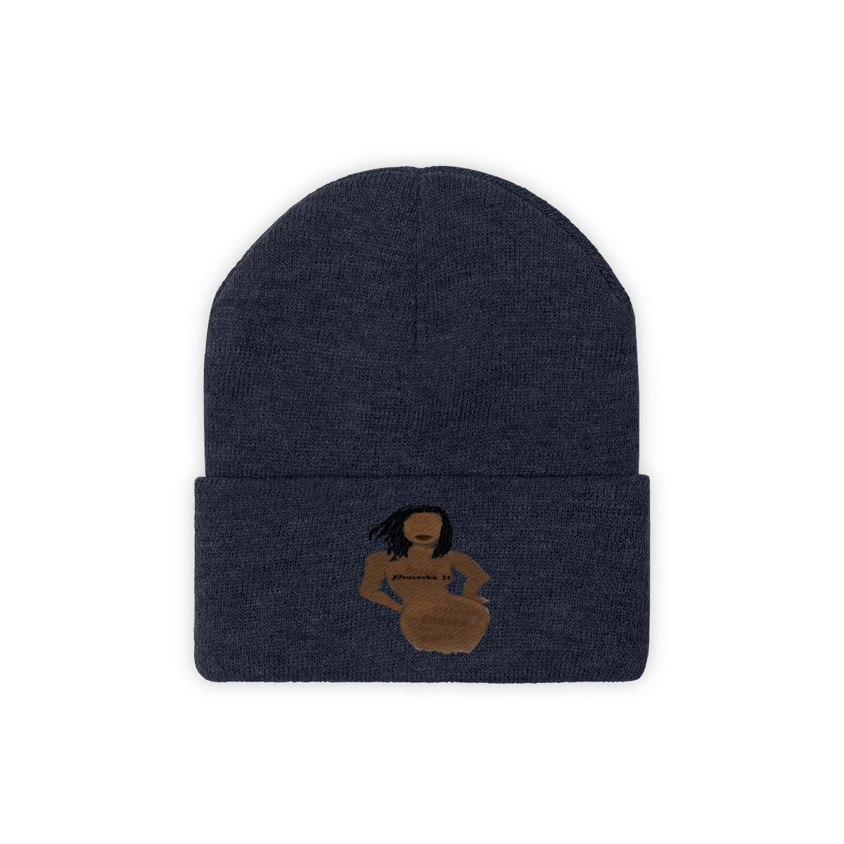 Proverbs 31 Loc Lady Knit Beanie - Obsidian's LLC