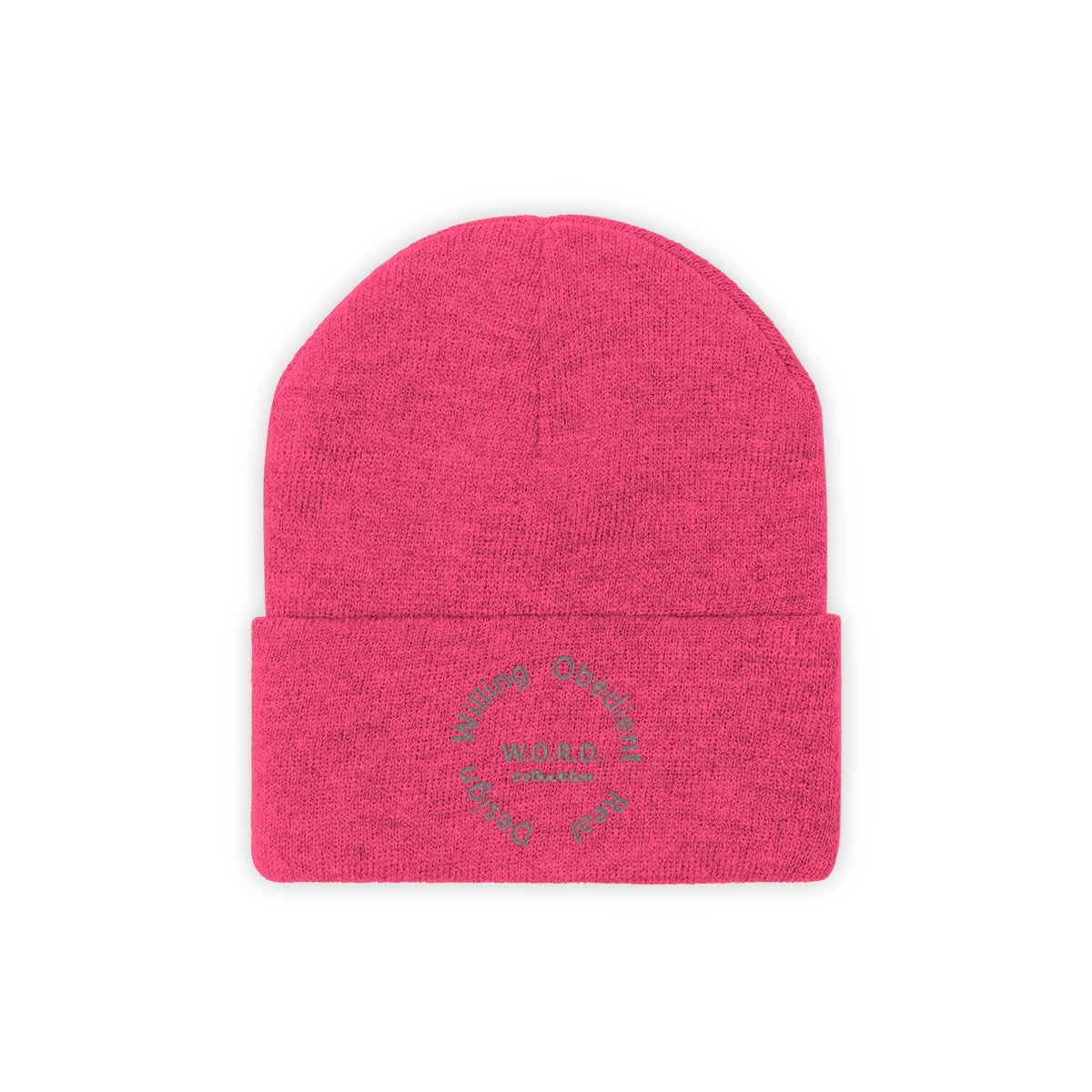W.O.R.D Knit Beanie - Obsidian's LLC