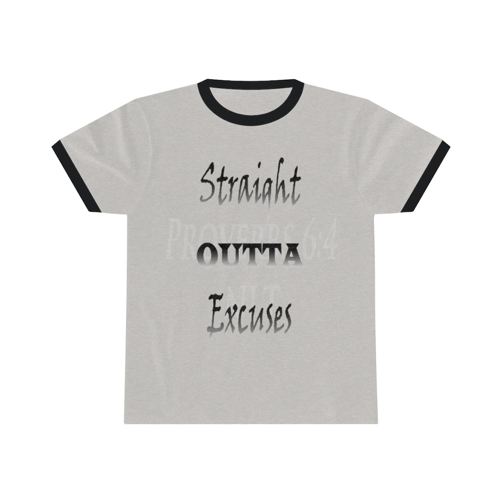 Straight Outta Excuses Ringer Tee