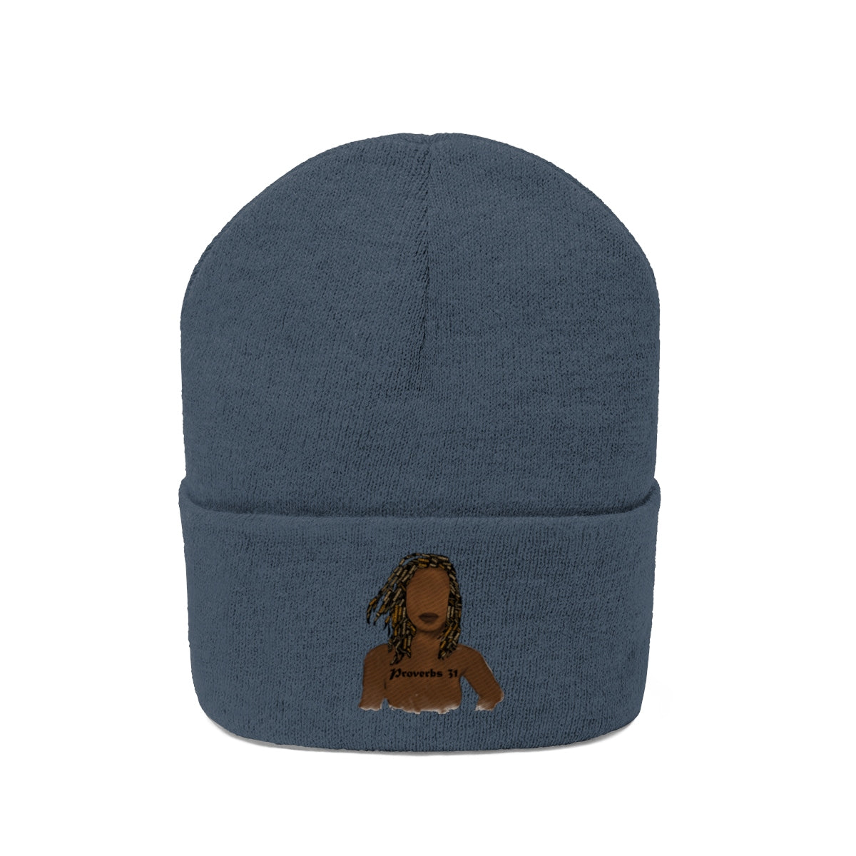 Proverbs 31 Locs Knit Beanie - Obsidian's LLC