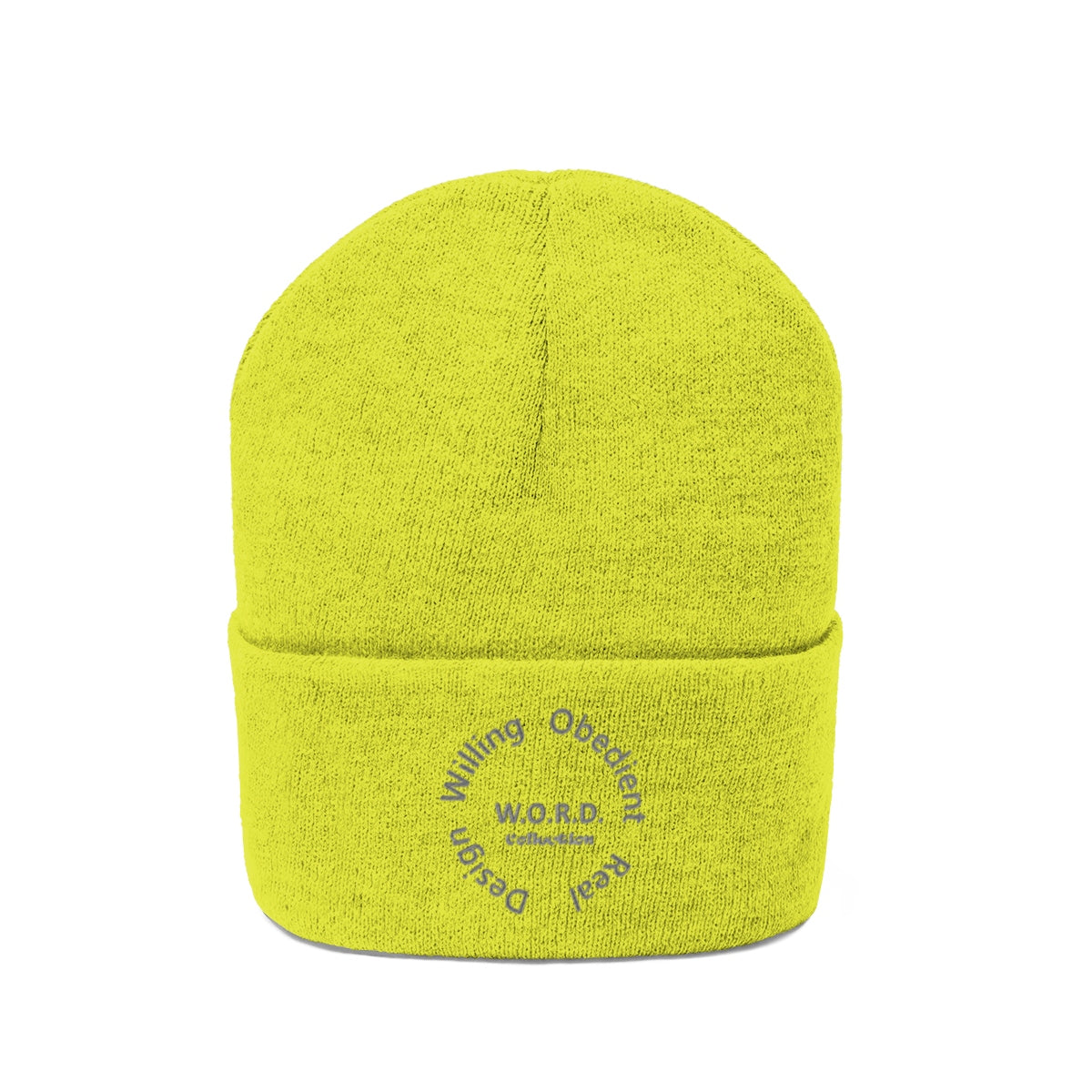 W.O.R.D Knit Beanie - Obsidian's LLC