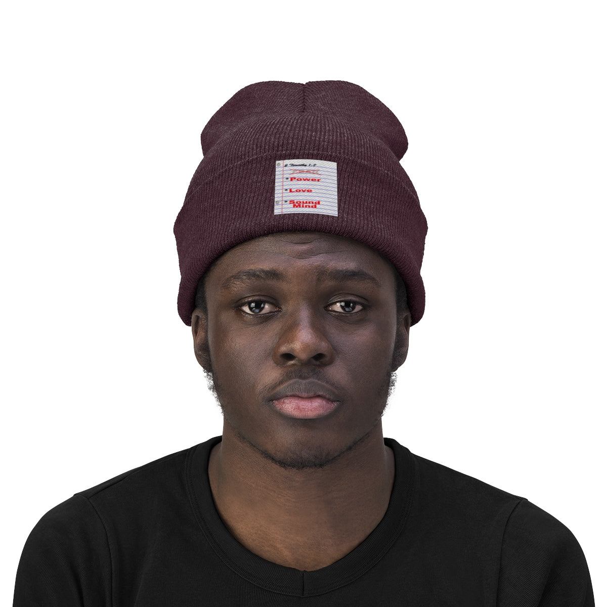 NO FEAR Knit Beanie - Obsidian's LLC