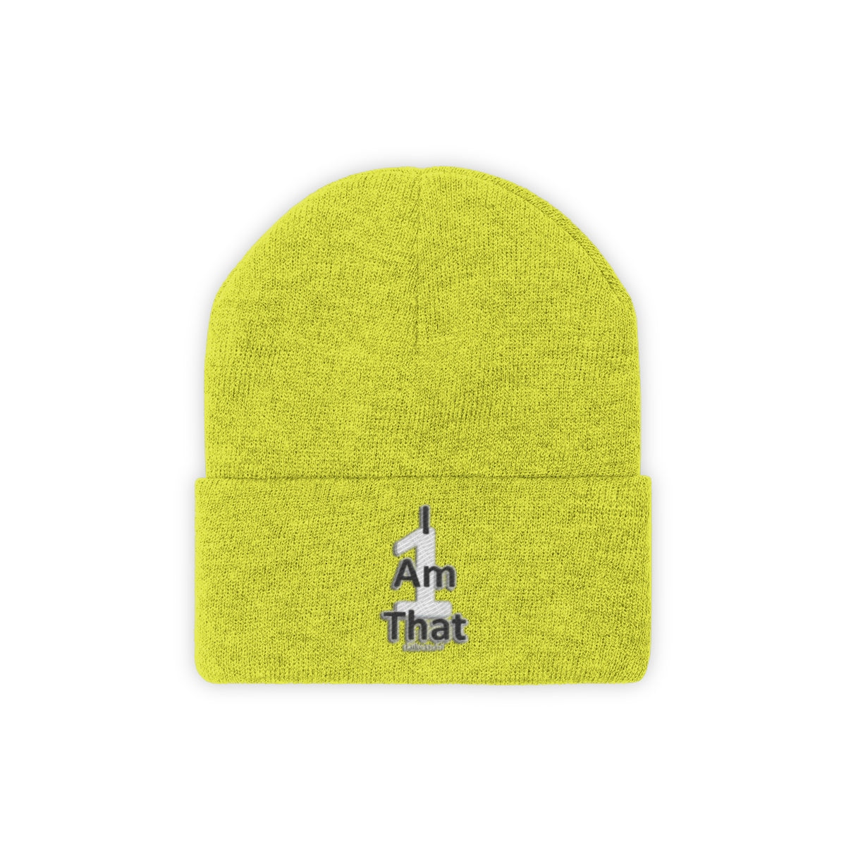 I Am That 1 Knit Beanie - Obsidian's LLC