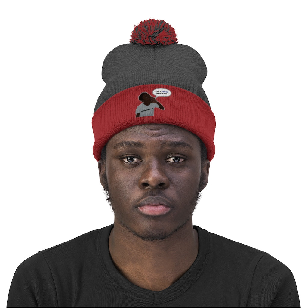 Kingston's Pom Pom Beanie - Obsidian's LLC