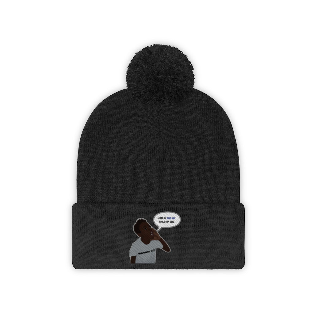 Kingston's Pom Pom Beanie - Obsidian's LLC