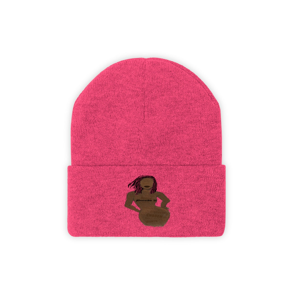 Proverbs 31 Loc Lady Knit Beanie - Obsidian's LLC