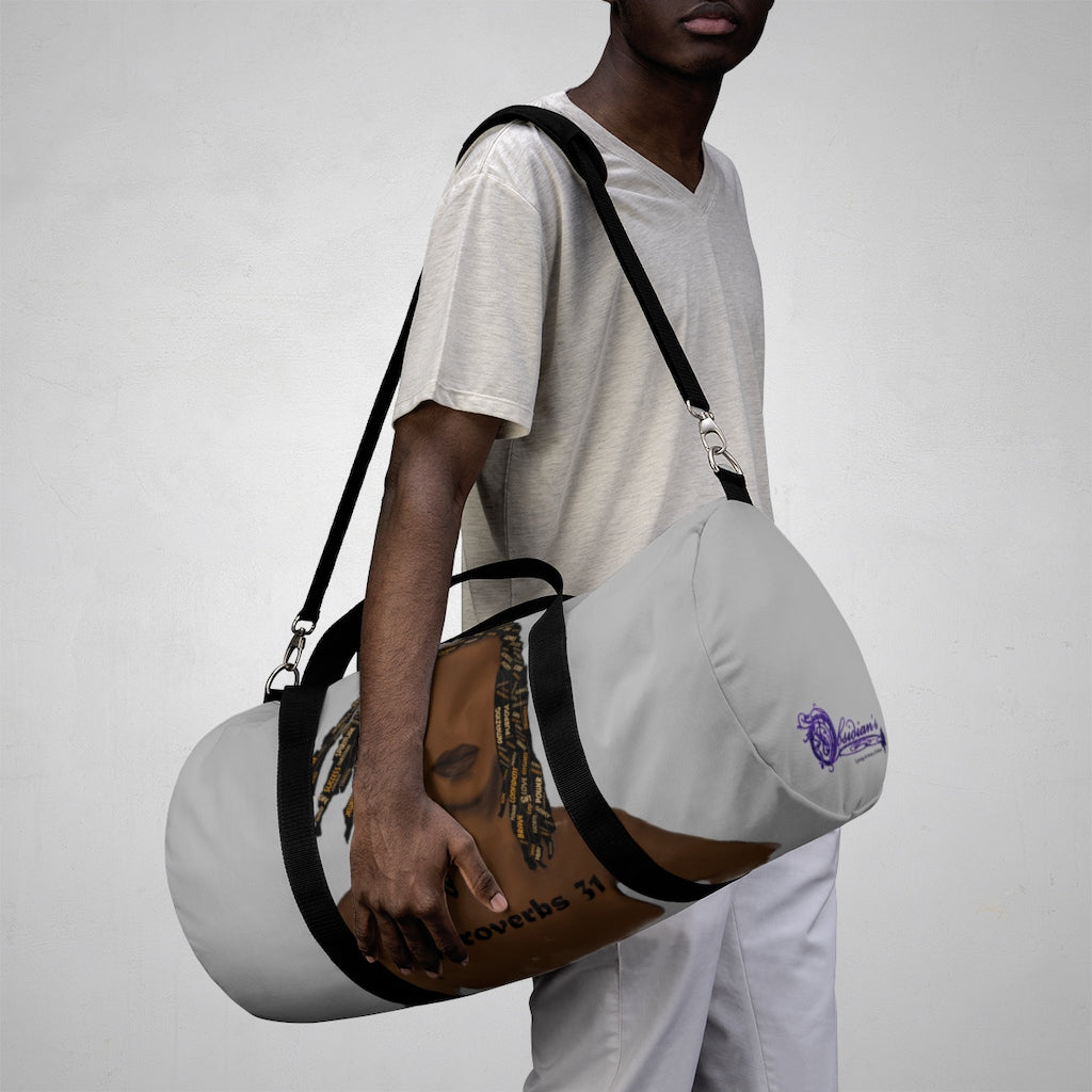 Proverbs 31 Locs Duffel Bag - Obsidian's LLC