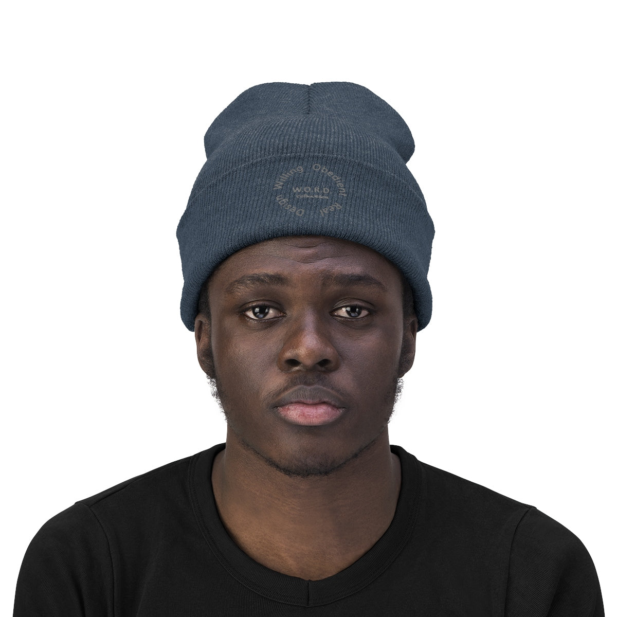 W.O.R.D Knit Beanie - Obsidian's LLC
