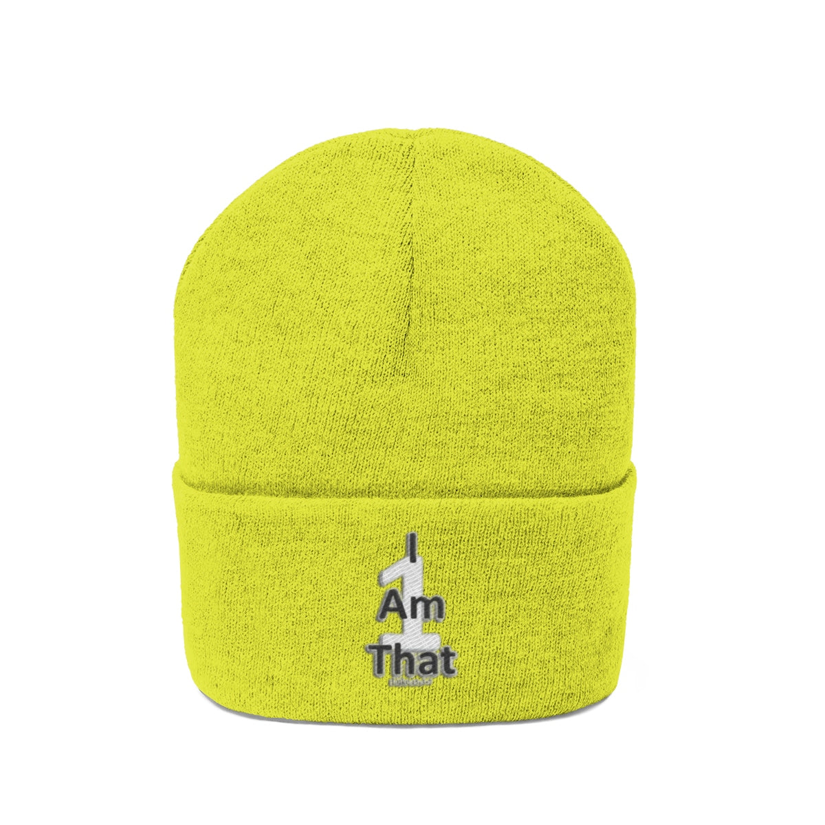 I Am That 1 Knit Beanie - Obsidian's LLC