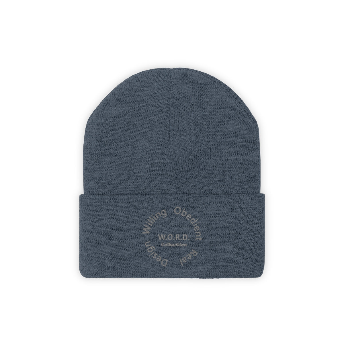 W.O.R.D Knit Beanie - Obsidian's LLC