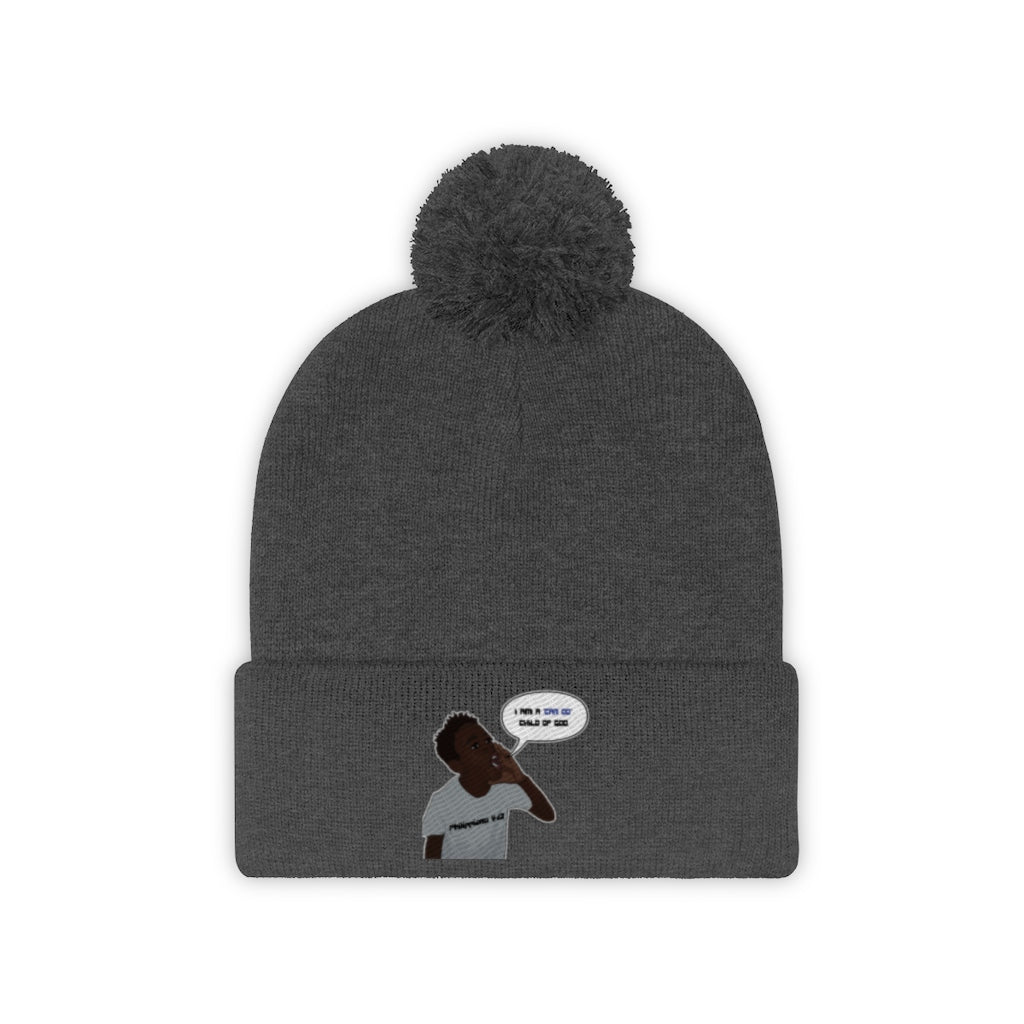Kingston's Pom Pom Beanie - Obsidian's LLC