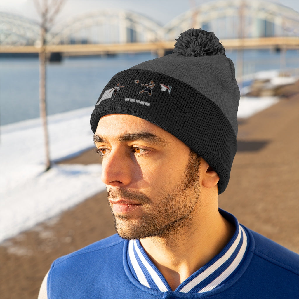 Amari's Pom Pom Beanie - Obsidian's LLC