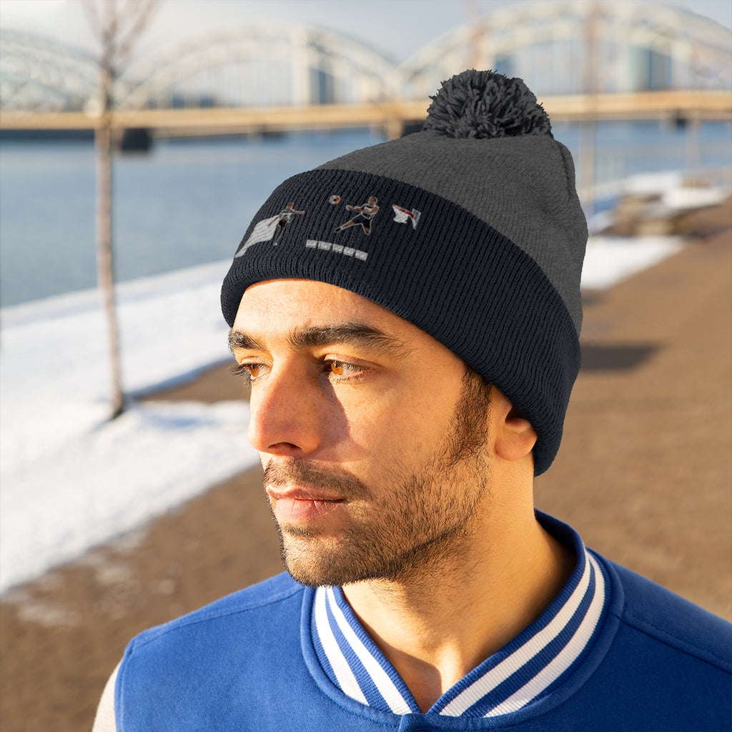 Amari's Pom Pom Beanie - Obsidian's LLC