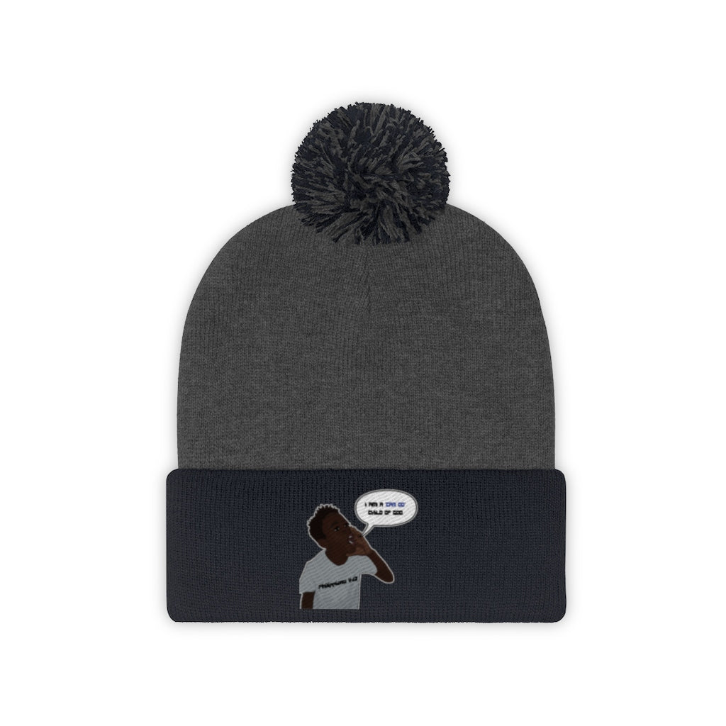 Kingston's Pom Pom Beanie - Obsidian's LLC