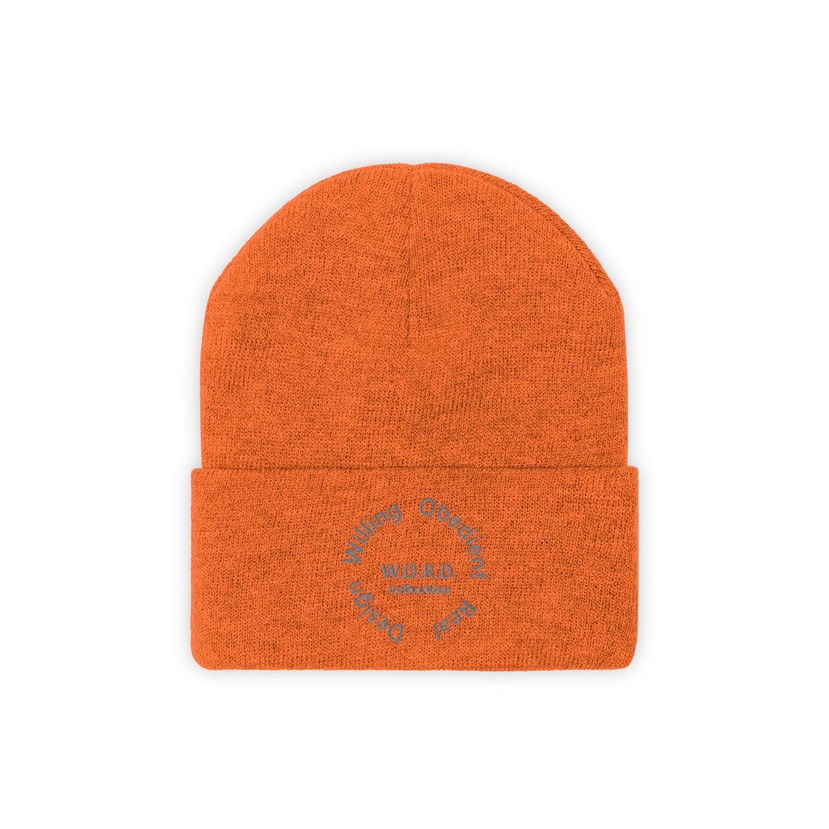 W.O.R.D Knit Beanie - Obsidian's LLC