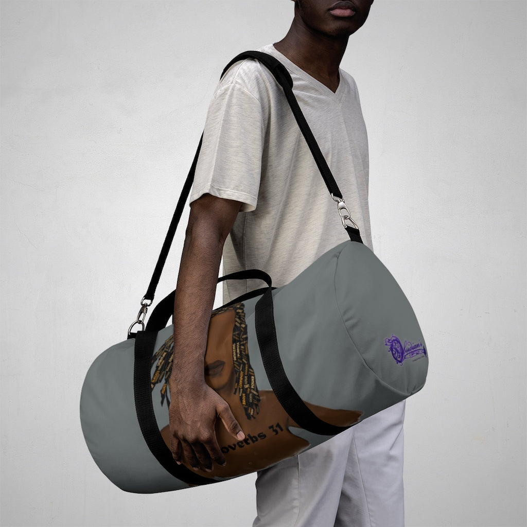 Proverbs 31 Locs Duffel Bag - Obsidian's LLC