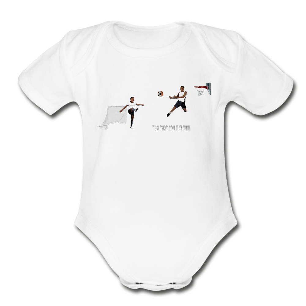 Amari Organic Short Sleeve Baby Bodysuit - Obsidian's LLC