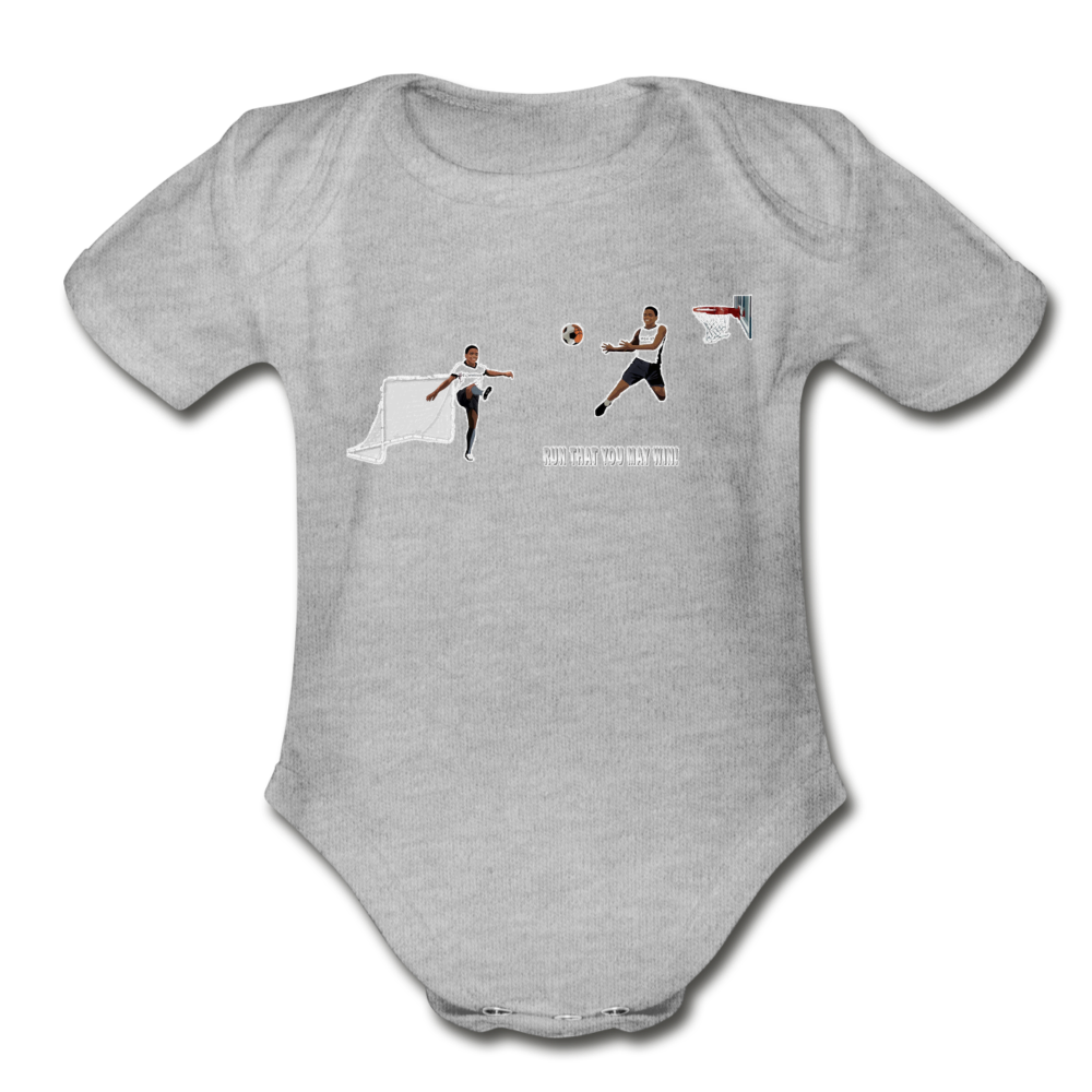Amari Organic Short Sleeve Baby Bodysuit - Obsidian's LLC