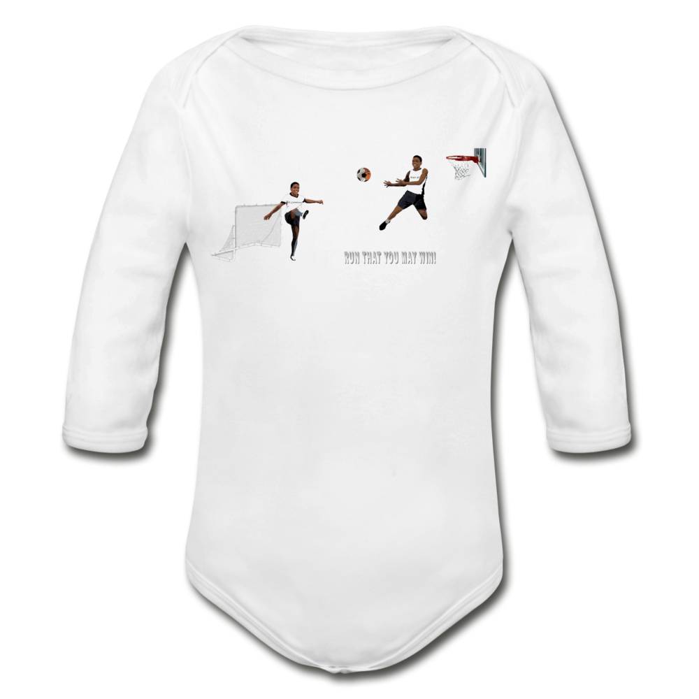 Amari Organic Long Sleeve Baby Bodysuit - Obsidian's LLC