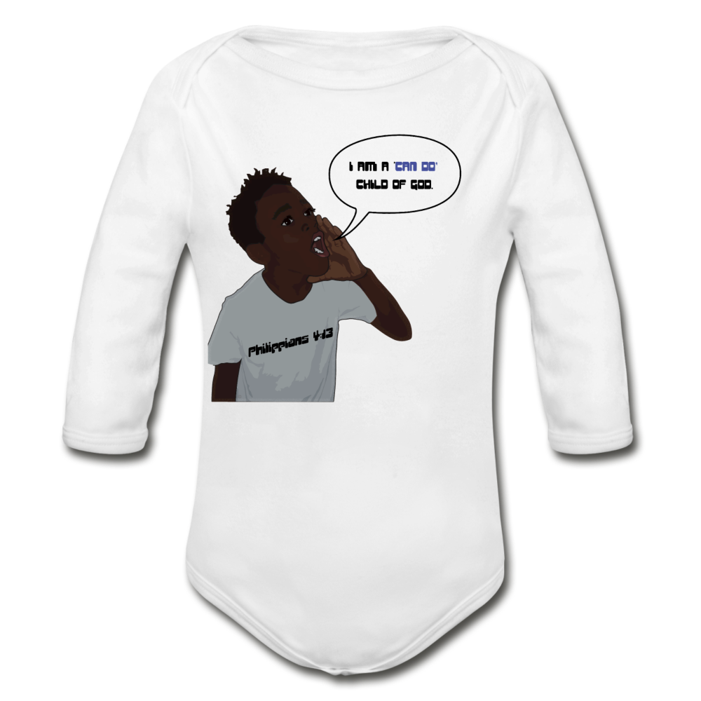 Kingston Organic Long Sleeve Baby Bodysuit - Obsidian's LLC
