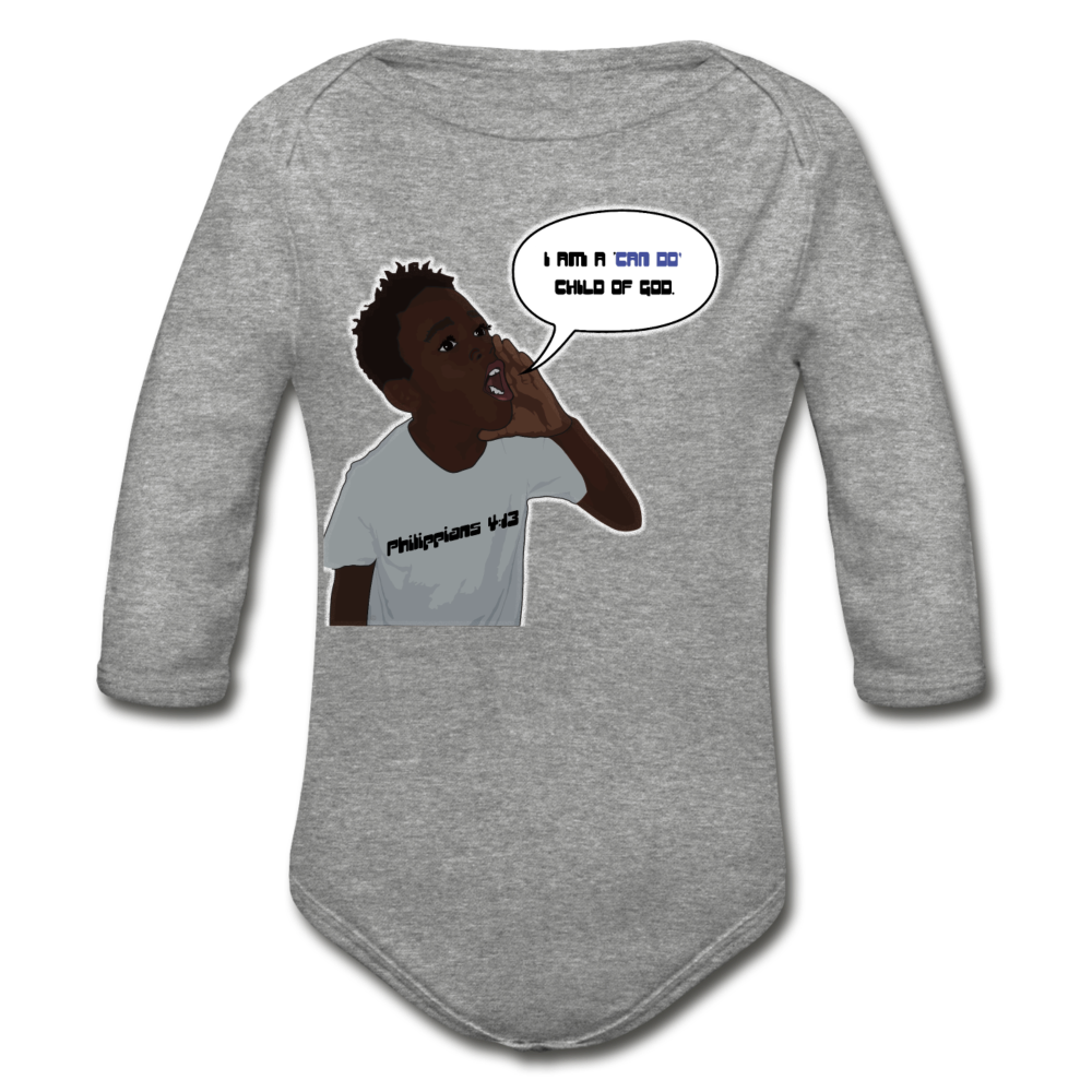Kingston Organic Long Sleeve Baby Bodysuit - Obsidian's LLC