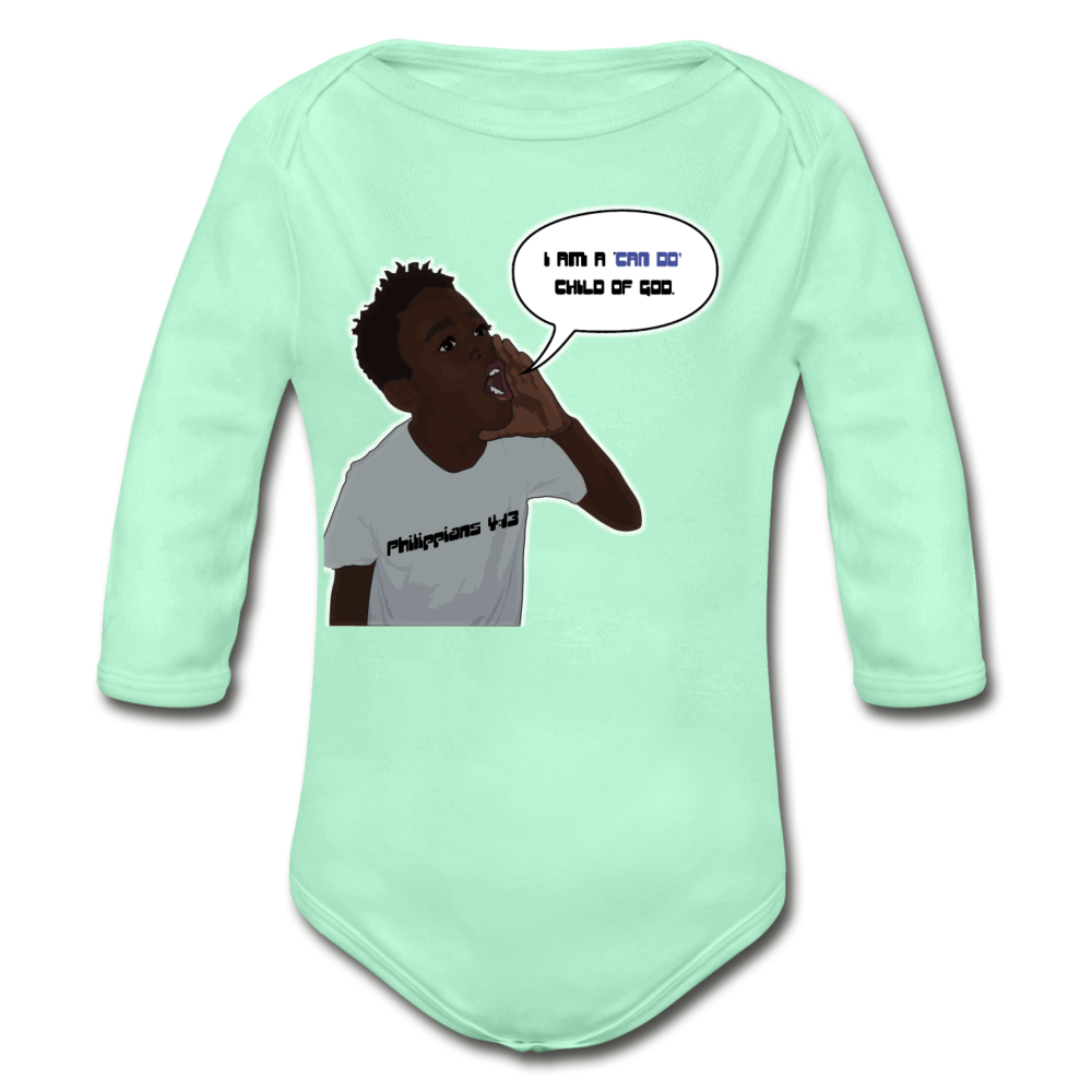 Kingston Organic Long Sleeve Baby Bodysuit - Obsidian's LLC