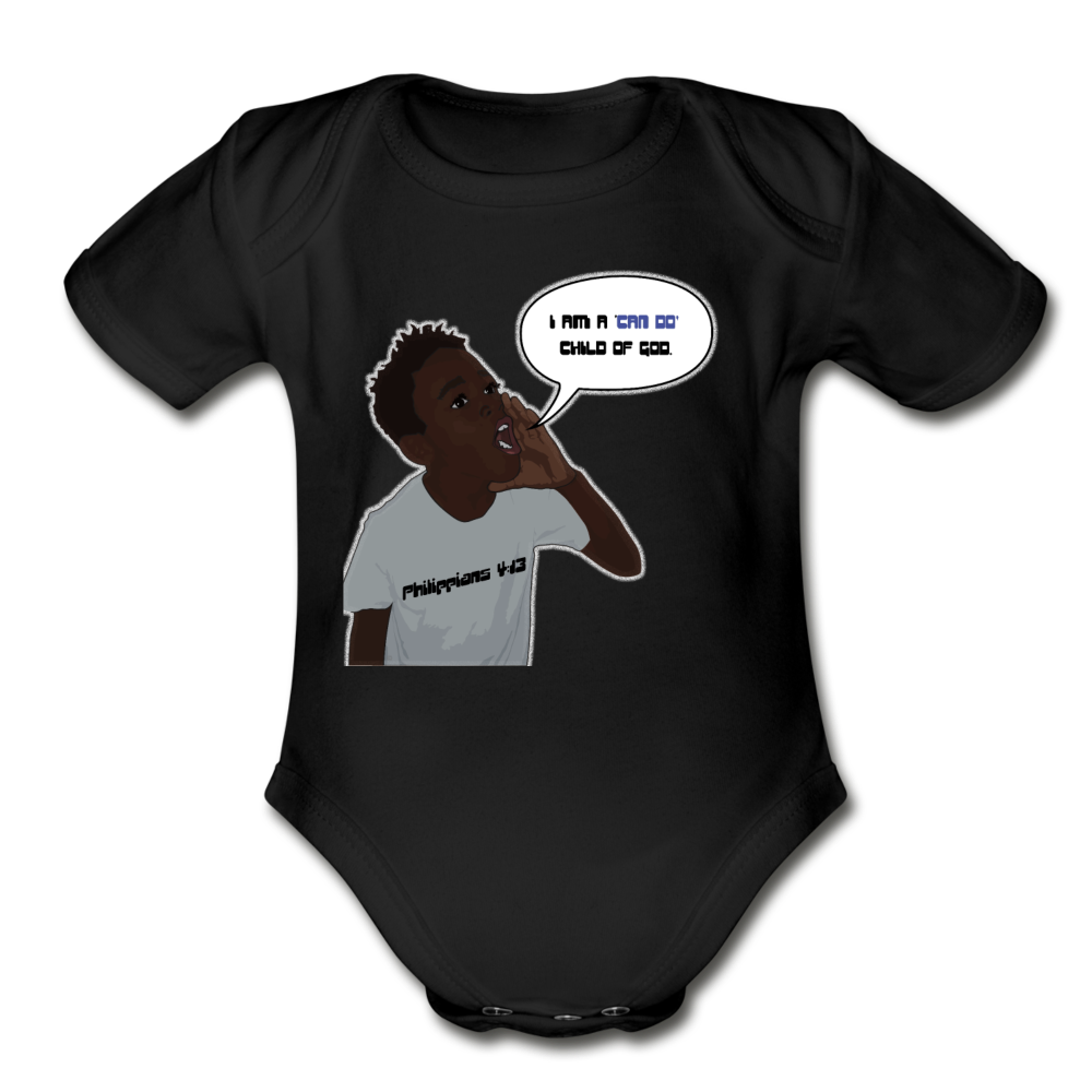 Kingston Organic Short Sleeve Baby Bodysuit - Obsidian's LLC