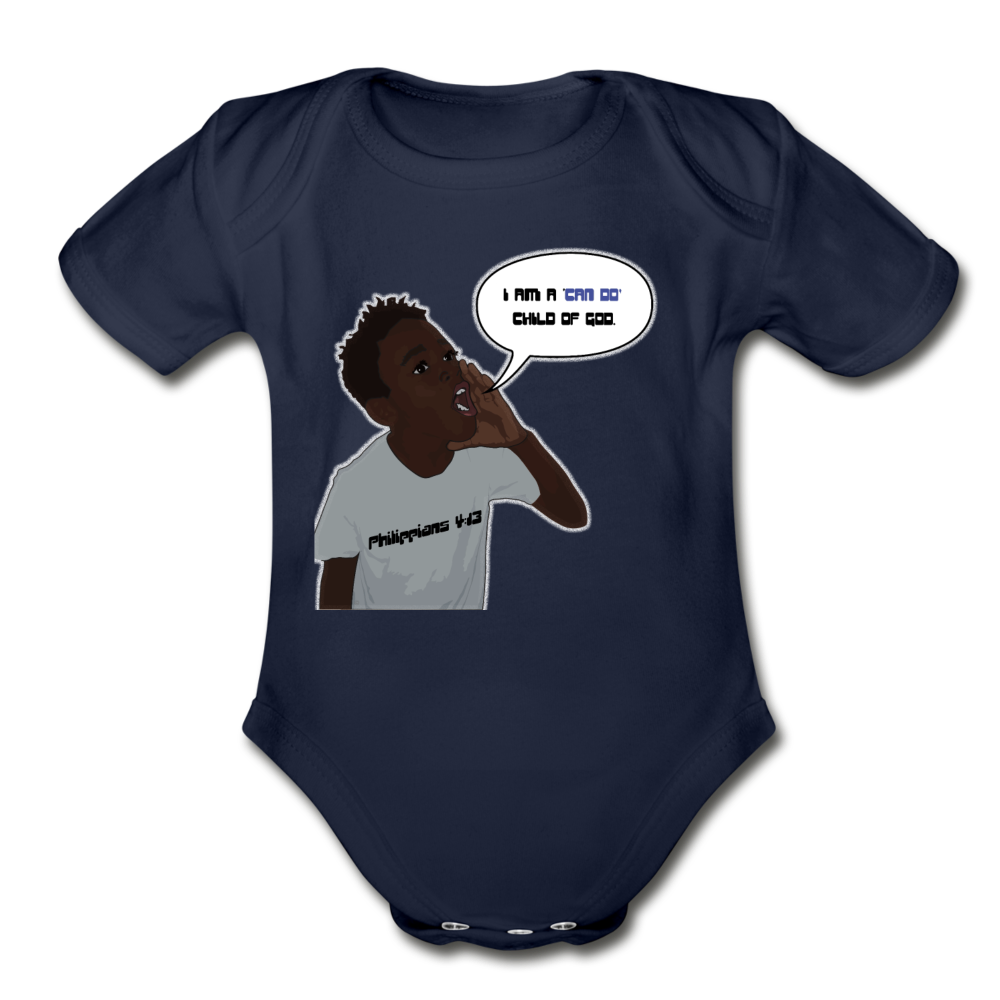 Kingston Organic Short Sleeve Baby Bodysuit - Obsidian's LLC