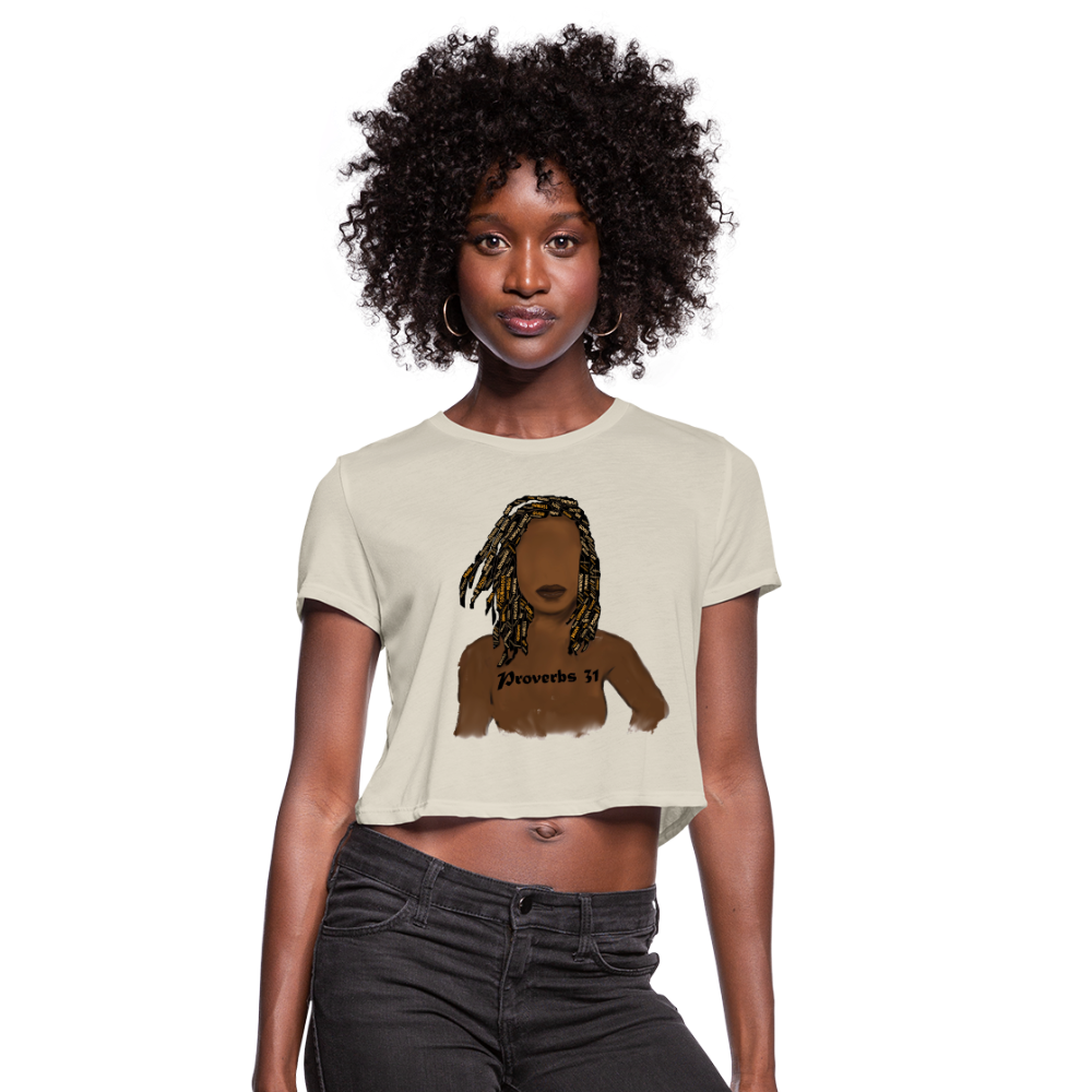 Proverbs 31 Locs Cropped T-Shirt - Obsidian's LLC