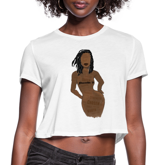 Proverbs 31 Loc Lady Cropped T-Shirt - Obsidian's LLC