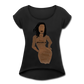 Proverbs 31 Loc Lady Roll Cuff T-Shirt - Obsidian's LLC