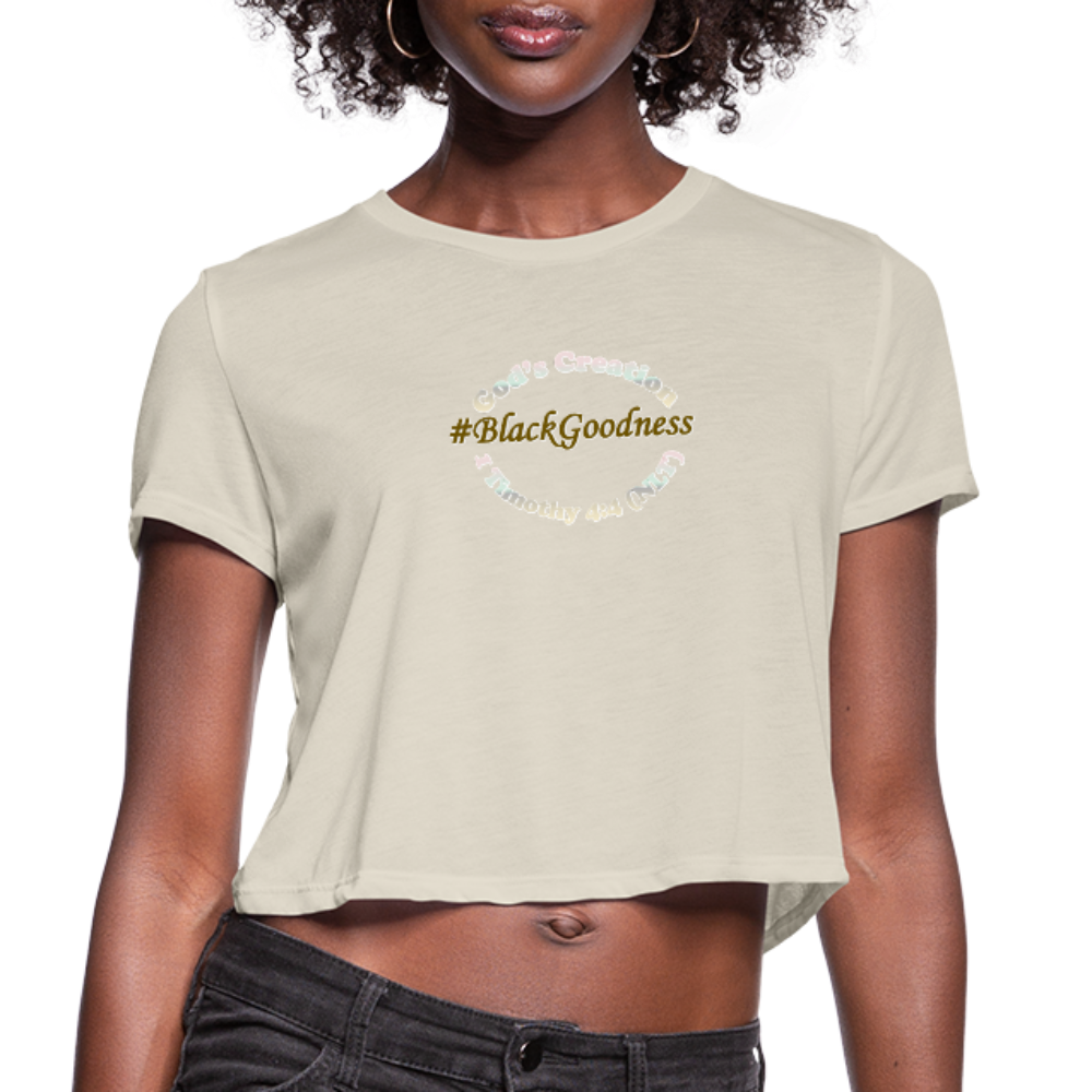 Black Goodness Cropped T-Shirt - Obsidian's LLC