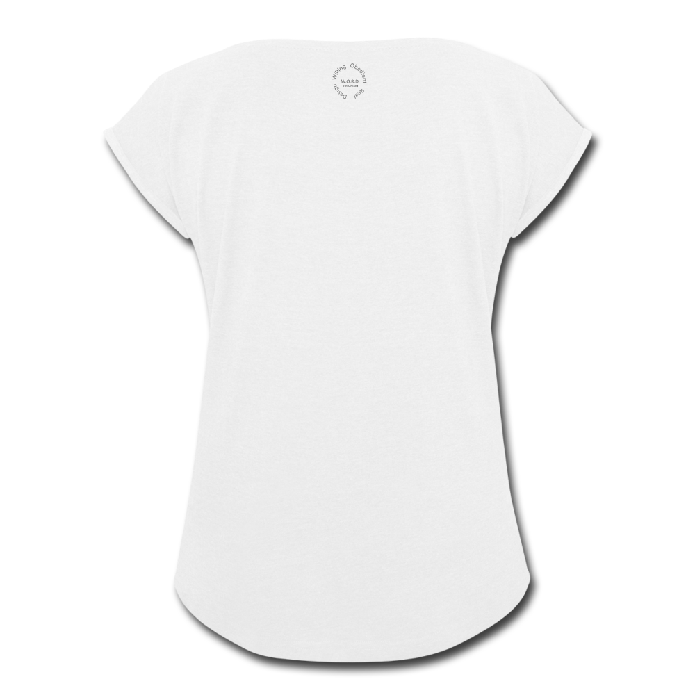 Black Goodness Roll Cuff T-Shirt - Obsidian's LLC