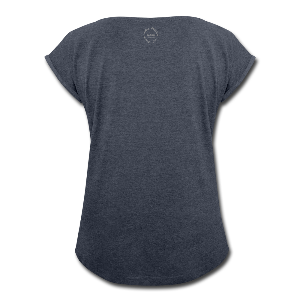 Black Goodness Roll Cuff T-Shirt - Obsidian's LLC