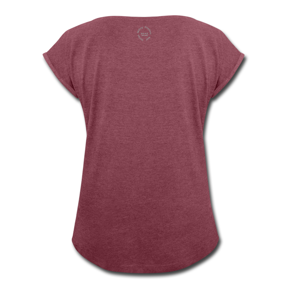 Black Goodness Roll Cuff T-Shirt - Obsidian's LLC