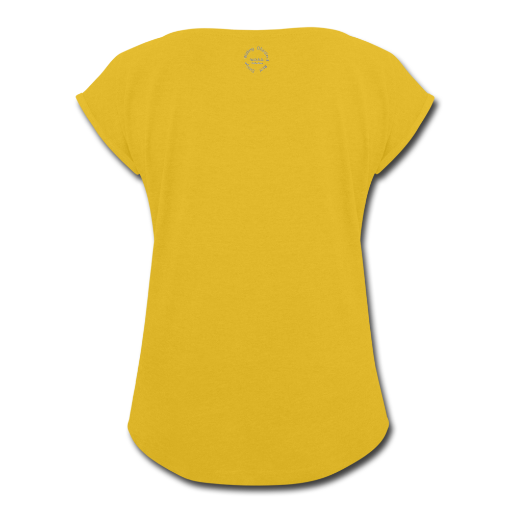 Black Goodness Roll Cuff T-Shirt - Obsidian's LLC