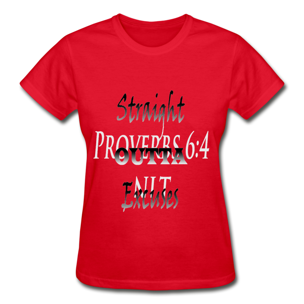 Straight Outta Excuses Gildan Ultra Cotton T-Shirt - Obsidian's LLC