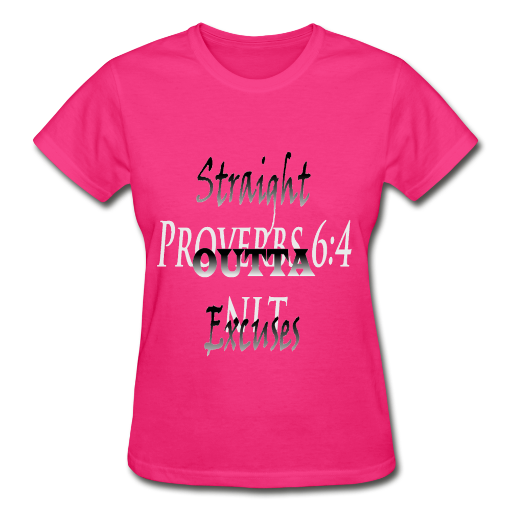 Straight Outta Excuses Gildan Ultra Cotton T-Shirt - Obsidian's LLC
