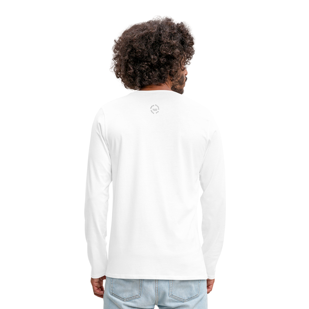 NO FEAR Men's Premium Long Sleeve T-Shirt - white