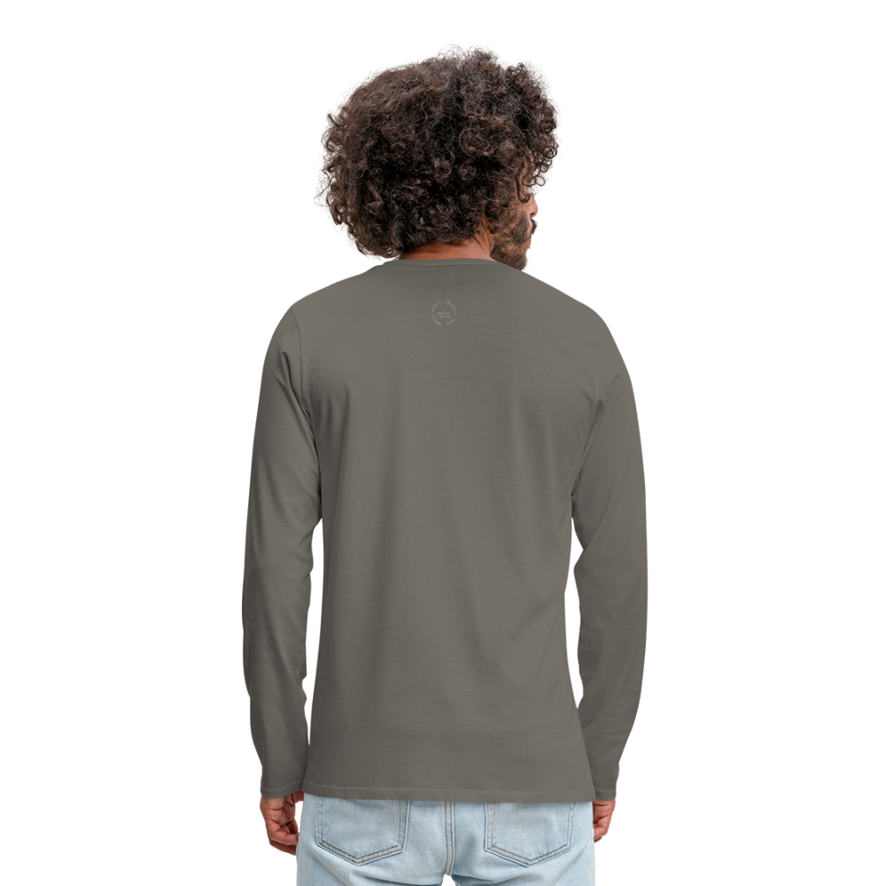 NO FEAR Men's Premium Long Sleeve T-Shirt - asphalt gray