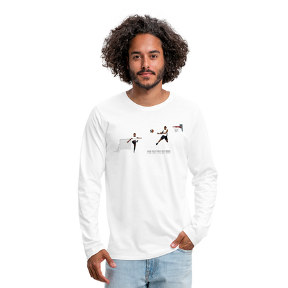 Amari Men's Premium Long Sleeve T-Shirt - white