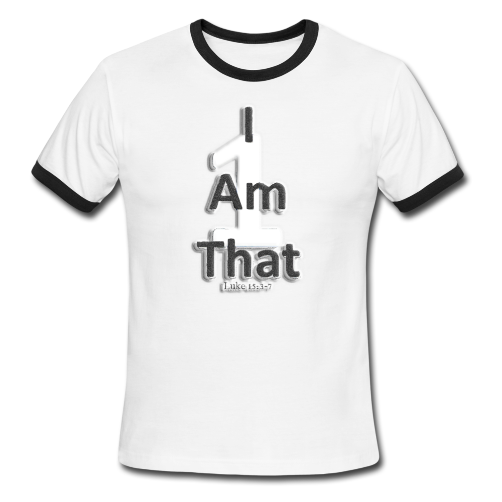 That One Ringer T-Shirt - white/black