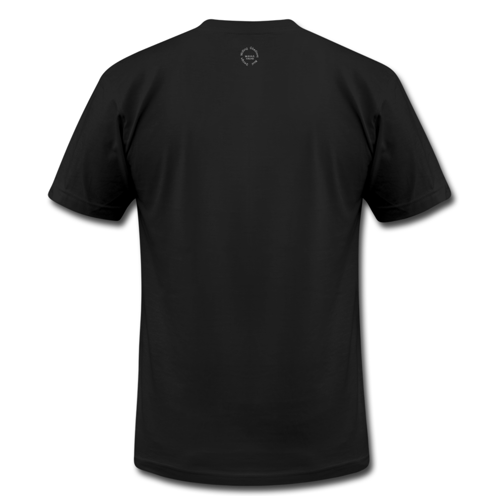 That One Unisex Jersey T-Shirt by Bella + Canvas - black