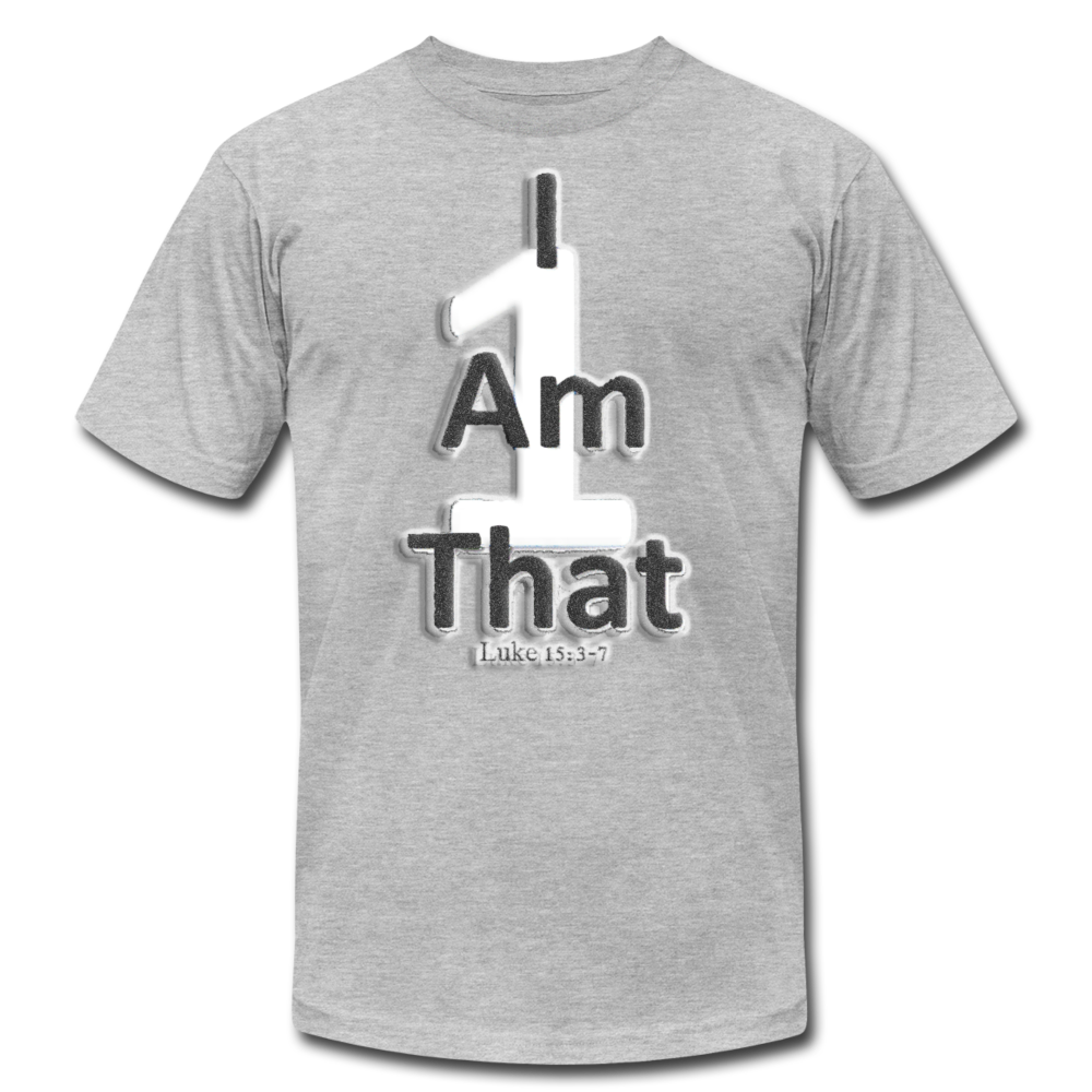 That One Unisex Jersey T-Shirt by Bella + Canvas - heather gray