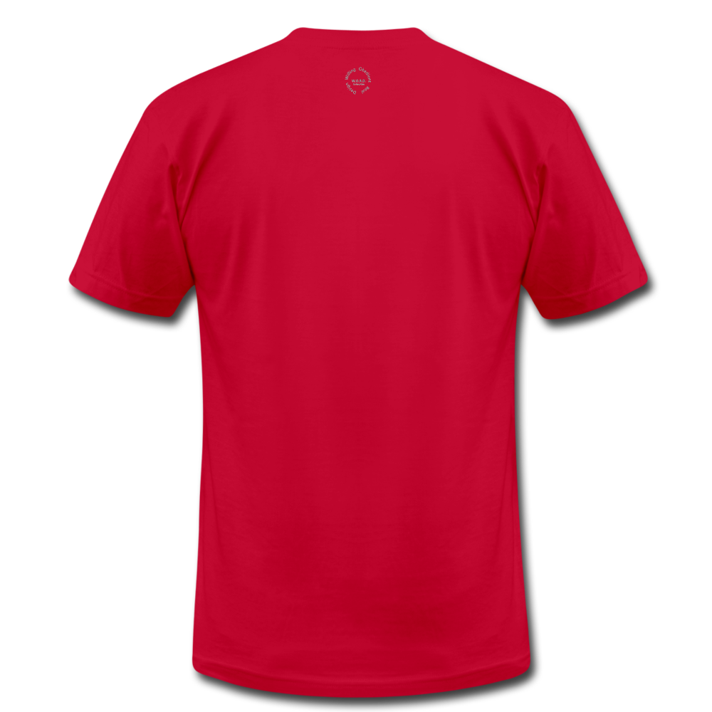 That One Unisex Jersey T-Shirt by Bella + Canvas - red